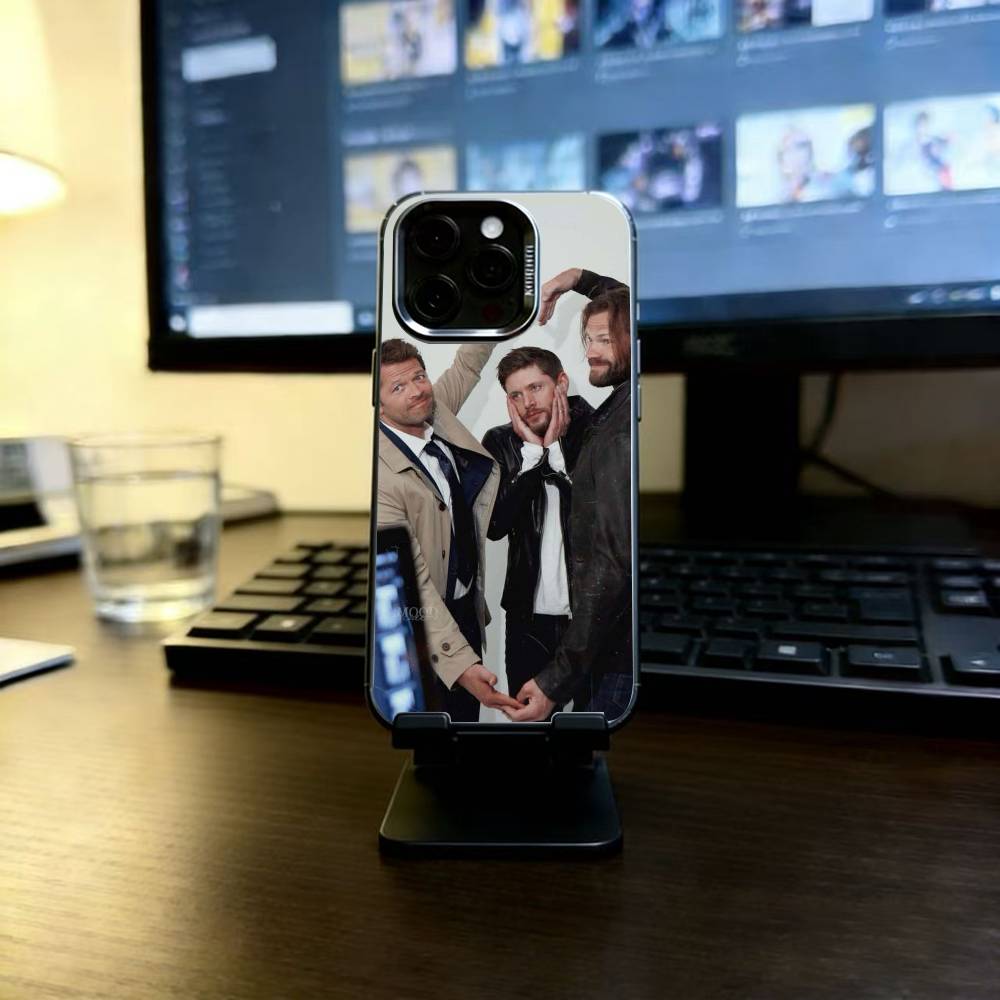 

Чехол для телефона с изображением сериала «Сверхъестественное» для iPhone 17,16,15,14,13,12,11 Plus,Pro Max,XS, Цветной Серебристый Черный Чехол iPhone14Plus