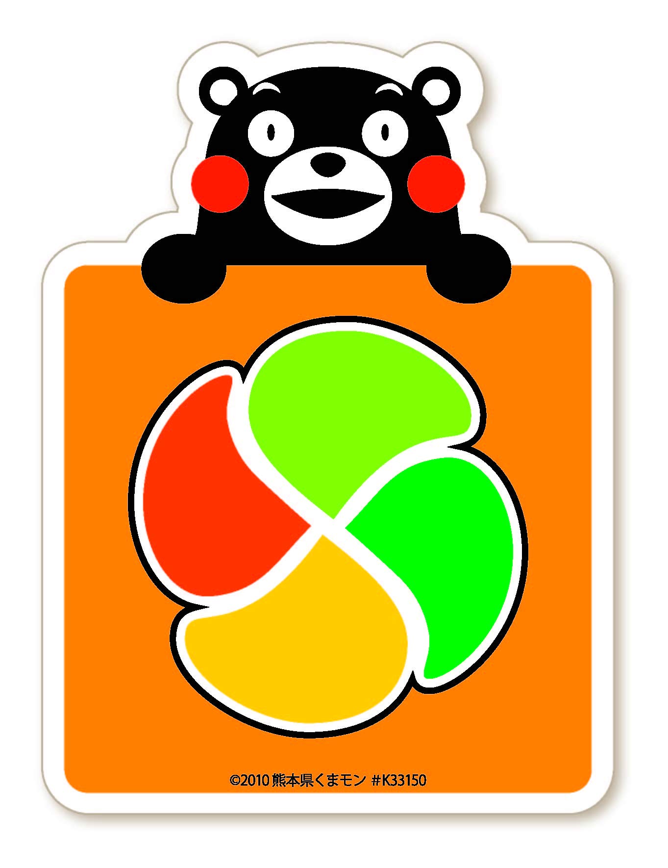 

WISE SEED Kumamon Наклейка на автомобиль Пожилой Знак Момидзи Серебряный Знак (портативный) (Тип наклейки) /