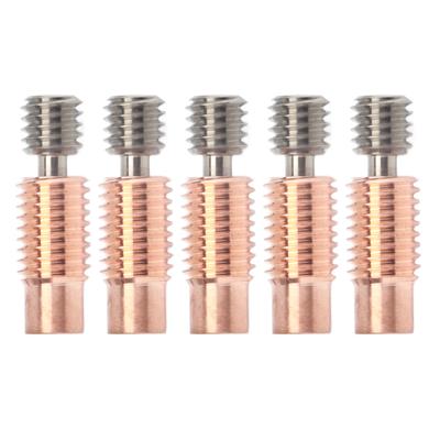 5PCS Bimetal Heat Break Ti Alloy Copper Heatbreak Replacement for Prusa I3 MK3 MK3S 3D