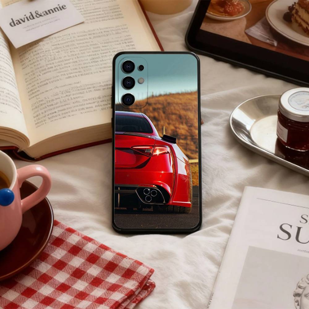 Cool A-Alfas C-Car R-Romeo Phone Case For Samsung S 25,24,23,22,30,21,10,9,Ultra,Plus,Lite,FE,4,5 G Soft Black Case