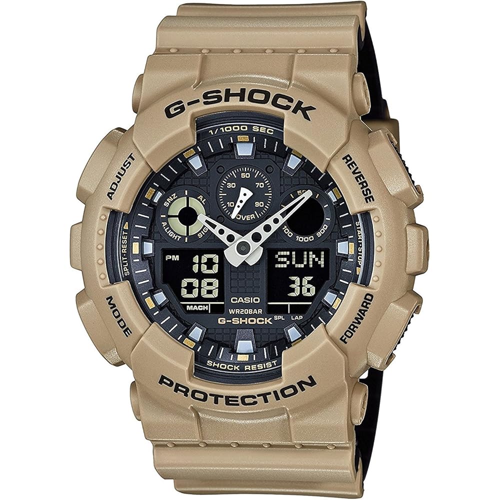 

Casio G-Shock GA-100L-8A Men s Watch Gray Analog-Digital Waterproof Shock Resistant