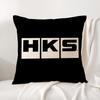 Retro Pattern H-Hks Cushion Cover Summer Coolness Linen Fabric Double-Sided Printing Pillow Case Sofa Home Decor Gift