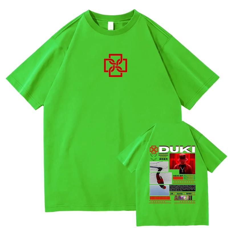 Duki Ameri Tshirts 2025 Fahsion UnisexUnisex Clothing Anime Unisex Clothes Cotton Short Sleeve Tops Graphic TShirt Vintage Clothes