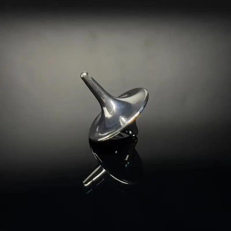 Hot Movie Totem Metal Gyro - Silvery Hand Spinning Top Fingertips Cyclone Anti Stress Fidget Toy for Adult Gifts