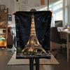 Paris Eiffel Tower Print Flannel Blanket, High quality Comfortable for All Seasons, Home Decor, Warmth and Comfort, Perfect for Christmas Gifts86