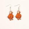 Thanksgiving Cartoon Duck Acrylic Earrings – Cute and Fun