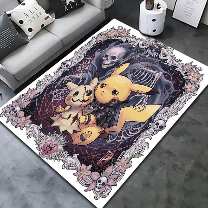 Pokemon Carpet Rug For Living Room Bedroom Home Sofa Decoration Kids Play Nonslip Floor Mat