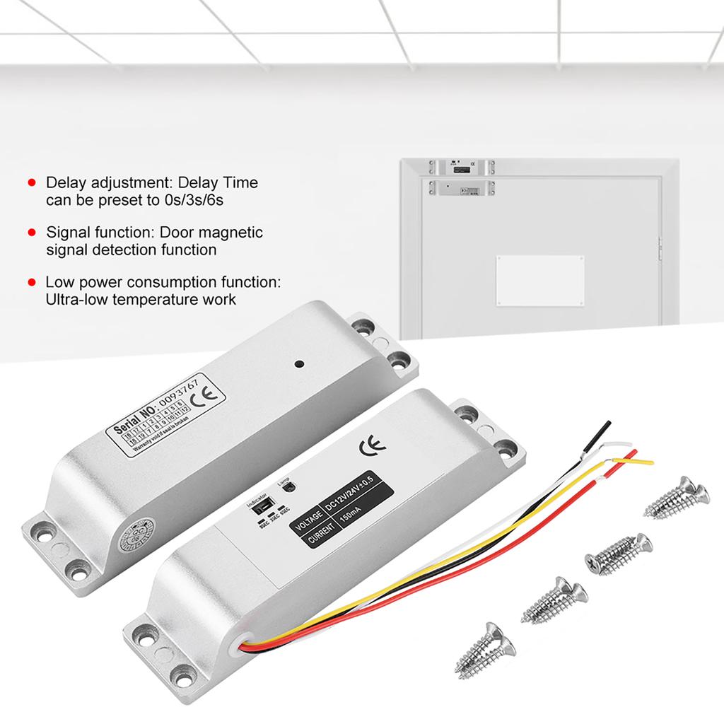 DC12V 1000KG elektrický zámek dveří magnetická indukční brána řízení přístupu