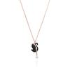 5678045 Swan Swan Black Necklace