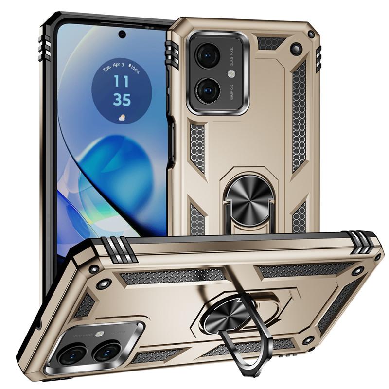 Pro Motorola Moto G54 Pouzdro Luxusní Pancéřové Nárazuvzdorné Pouzdro na Telefon Pro Moto G54 G 54 MotoG54 Auto Magnetický Kroužek Držák Zadní Kryt