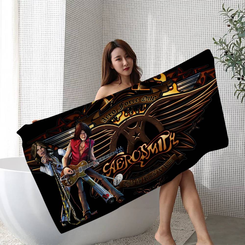 Classic Rock Band A-Aerosmith Microfiber Beach Towel Absorbent Quick Dry Soft Yoga Swimming Resort Mountain Climbing Towel