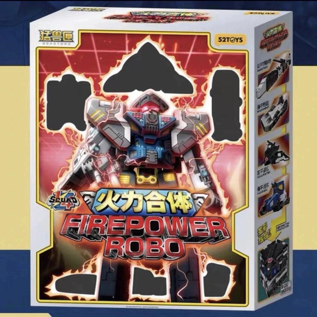 

1/4 52TOYS Hot Sell Beast Box Universal Series Squad Firepower Fusion Adjuster Fighter Transformation Toy Mech Holiday Gift mediator