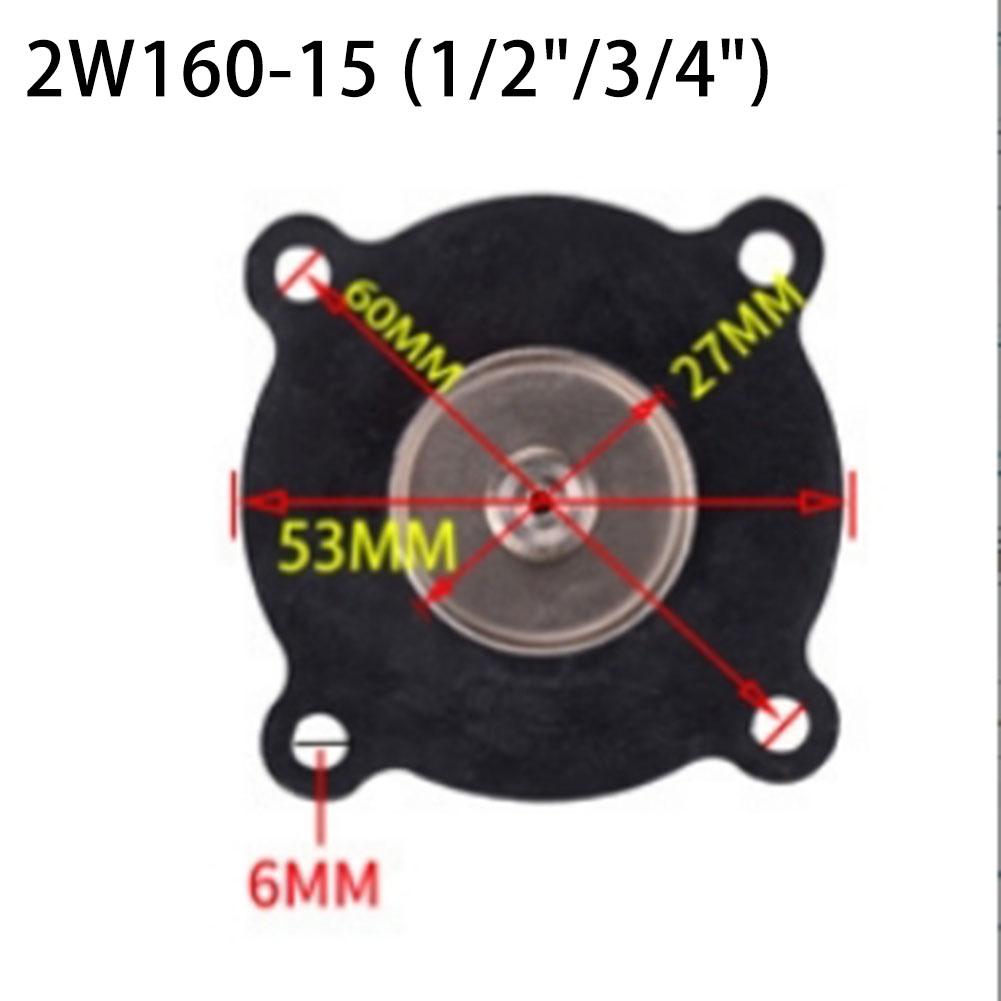 ელექტრომაგნიტური სარქვლის დიაფრაგმა 1/2, 3/4(2) სოლენოიდის სარქვლის რეზინის ბეჭედი
