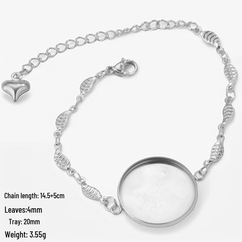 

Набор для изготовления браслетов своими руками с 20-миллиметровым подносом для часового механизма из нержавеющей стали