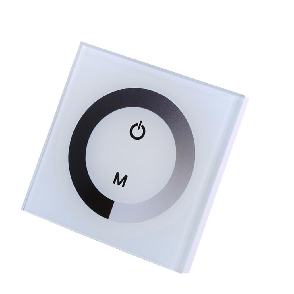 Single Color Touch Panel Dimmer Wall   Controller LED Light Strip   12V-24V  Black