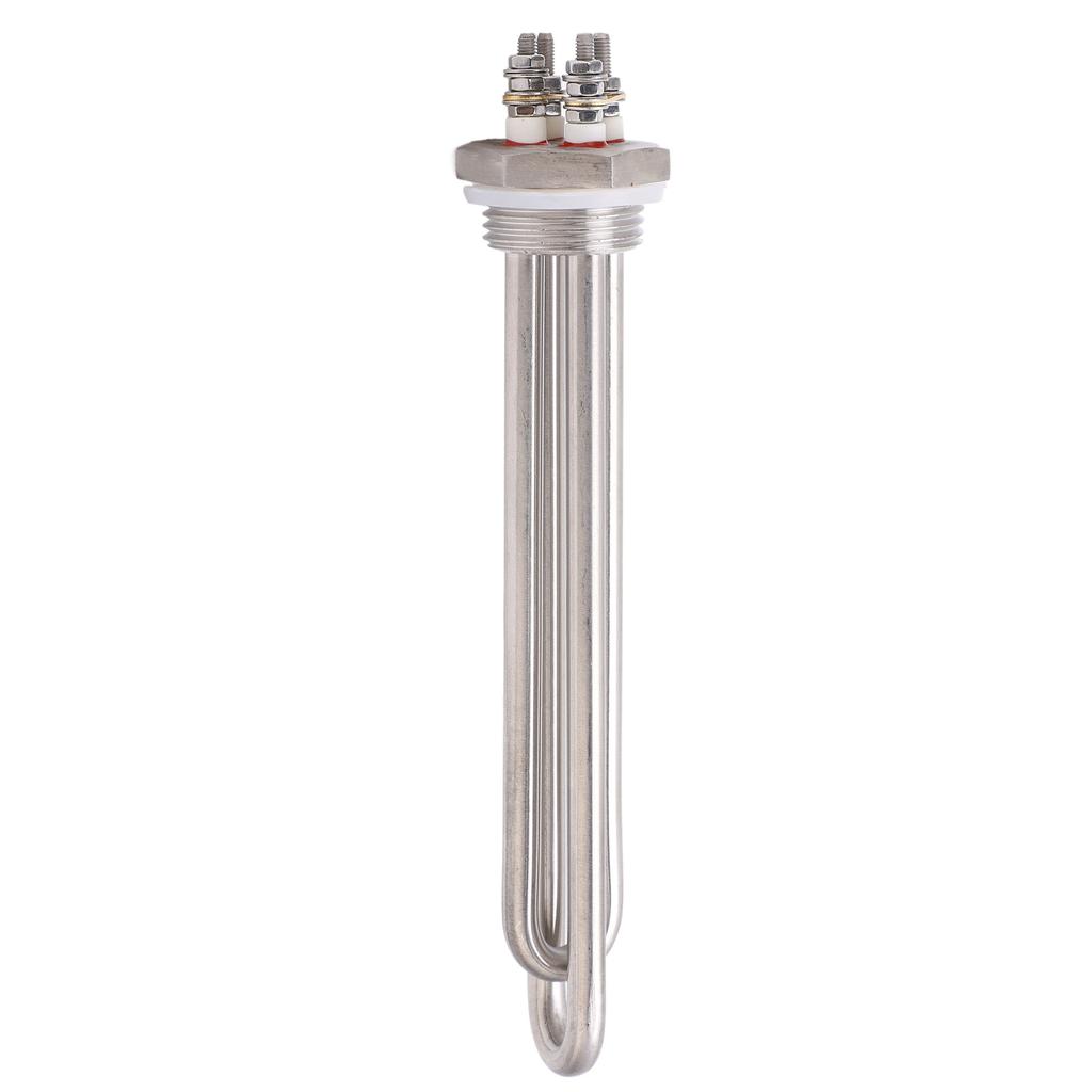Immersion Water Heater Stainless Steel 1 NPT Thread Portable Quick Heating Electric Tube24V 600W