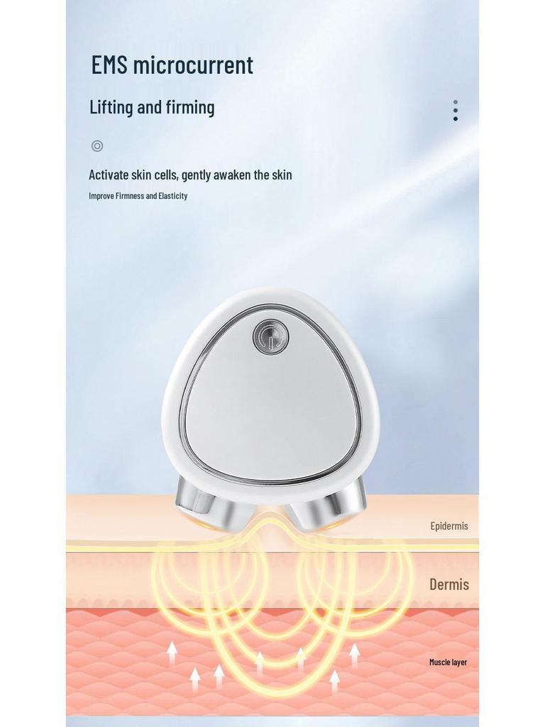 Microcurrent Beauty Device: Wrinkle Reduction, Face Slimming, Lifting & Firming Facial Massager, Skin Cleansing & Tenderizing