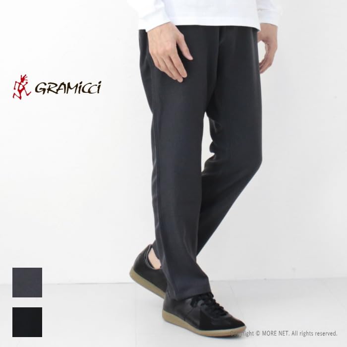 Gramicci Men's Wool-Like Slacks Pants, GMP4-FJP15, Climbing, Size S, Charcoal