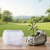 Easy Demold Silicone Mould for Handmade Succulent Planter Cabbage Dog  Flower Pots Making Mold Jewelry Making Tool