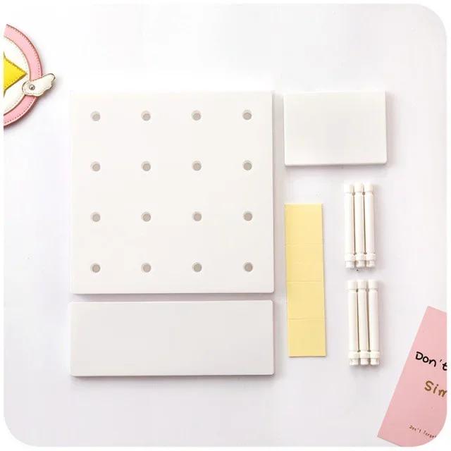 Deliksiz Pegboard Sergileme Standı Duvar Düzenleyici Saklama Panosu Oturma Odası Mutfak Yatak Odası Duvara Asılı Dekorasyon Duvar Rafı