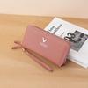 New Women's Double Zipper Wallet Women's Long Wallet Large Capacity Clutch Bag Double Layer Multi-Card Mobile Phone Bag