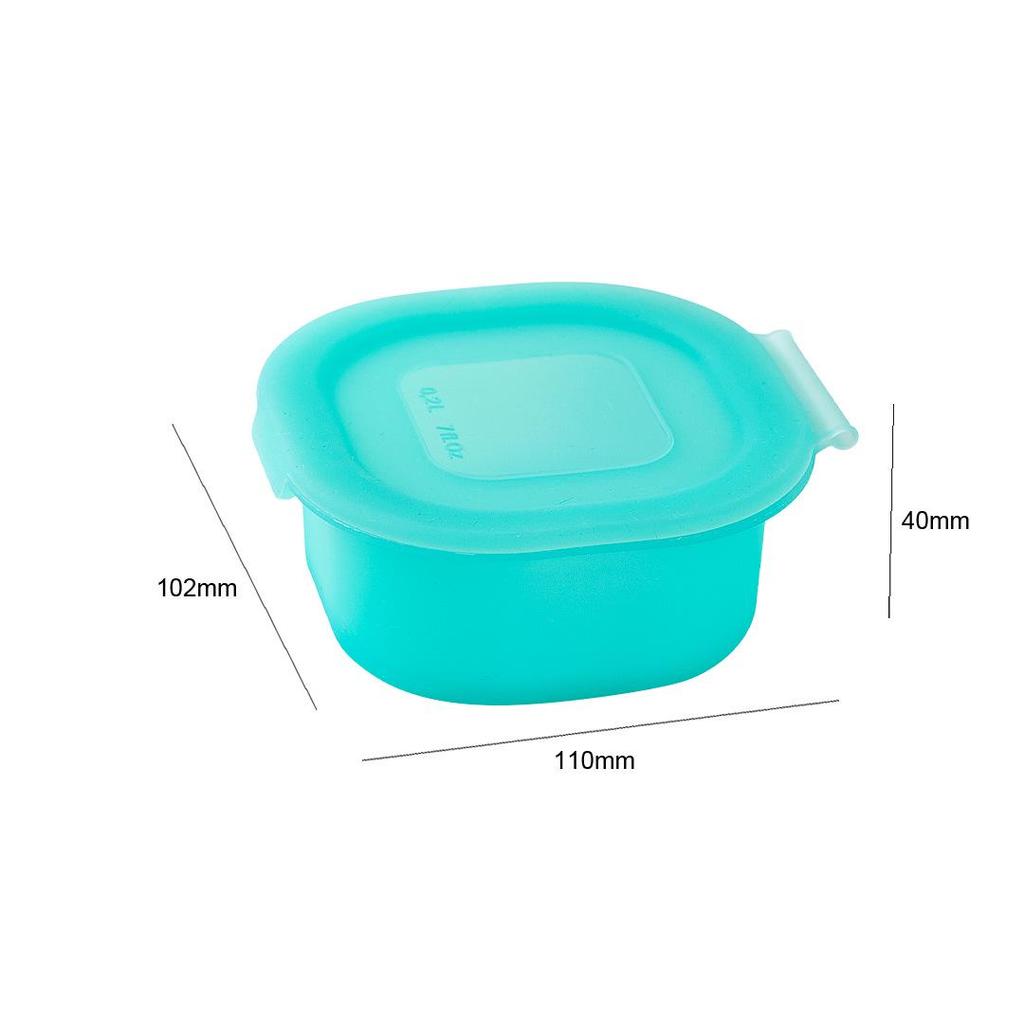 200ml Food-Grade Silicone Freezer Meat Storage Container