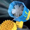 40 Holes Electric Rocket Bubble Gun Toy Bubbles Machine Automatic Soap Blower with Light Summer Outdoor Party Games Child Gift