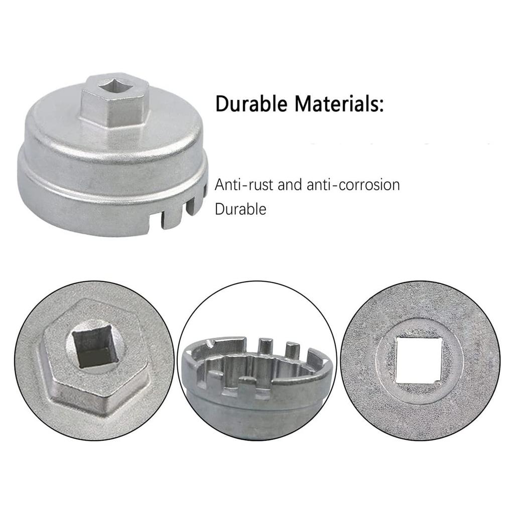 DILOANNA Filter Wrench Filter Cap Removal Tool 14 Flute for Toyota Lexus