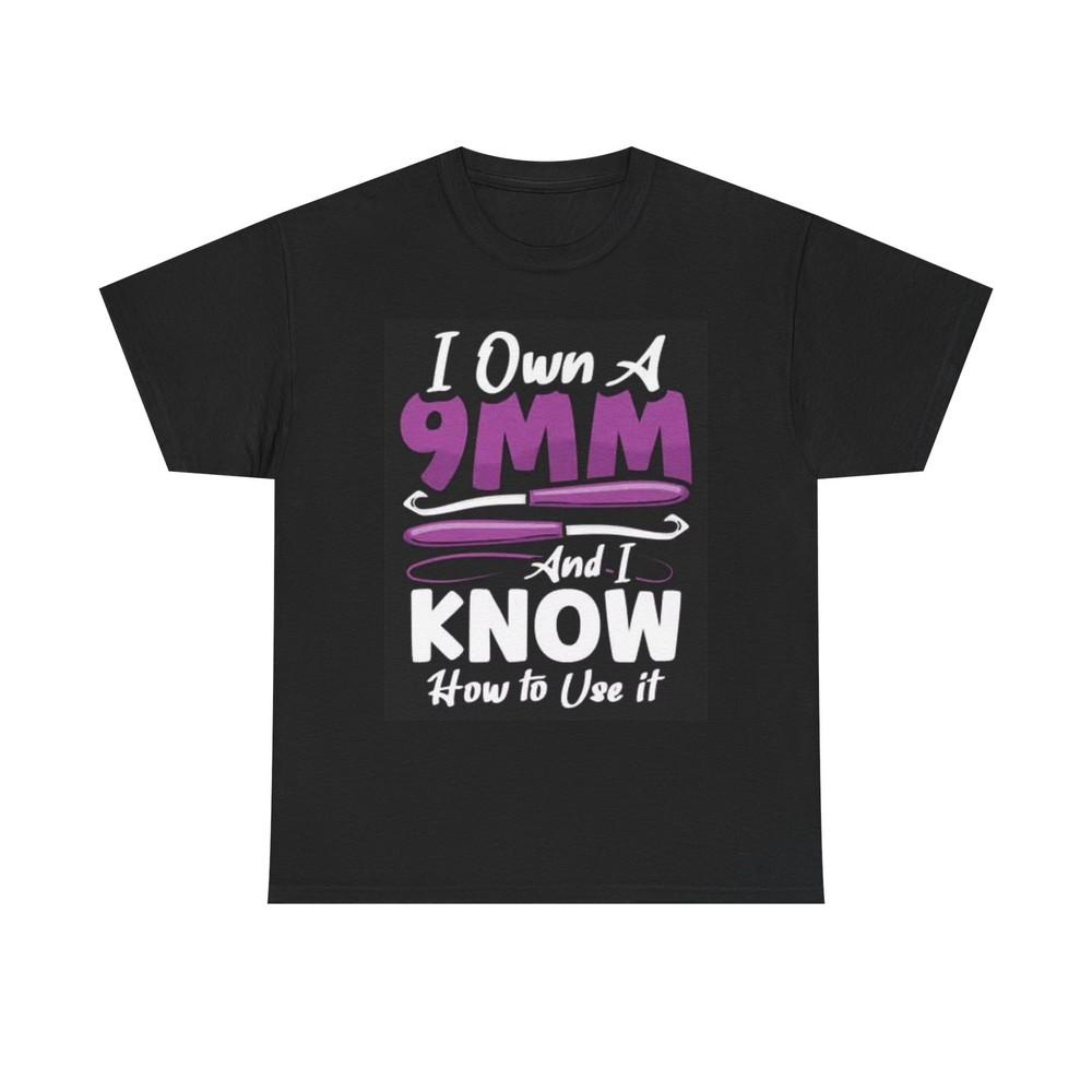 У меня есть 9мм Смешная футболка Ретро Подарок для швеи Шутки Унисекс Хлопковая футболка 2XL