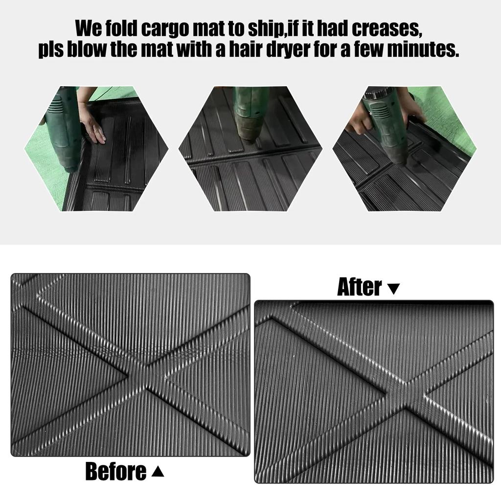 Car Rear Trunk Mat EVA For XPeng G6 2023 2024 2025 Anti-slip Mats Cargo Trunk Boot Tray Floor Rug Parts Auto Accessories