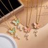 Light Luxury Niche Sweet Collarbone Butterfly Necklace