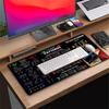 800X300X2Mm Large Stock Market K-Line Chart Mouse Pad Non-Slip Rubber Desk Mat For Investors And Traders Rectangular Memo Pad
