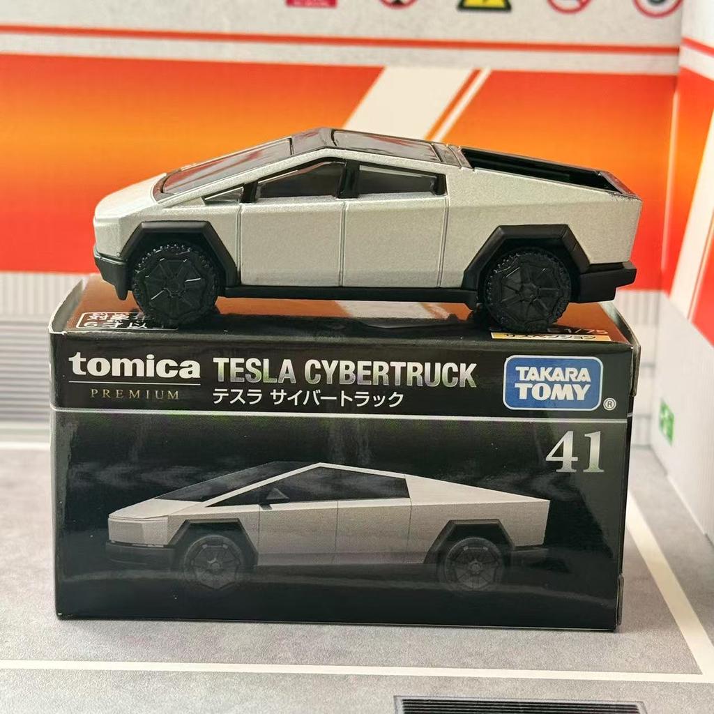 ZQEZ5 TAKARA TOMY Tomica TP41 TESLA CYBERTRUCK PREMIUM Alloy Motor Vehicle Toy Die-casting Metal Model Collection Boy's Birthday Gifts