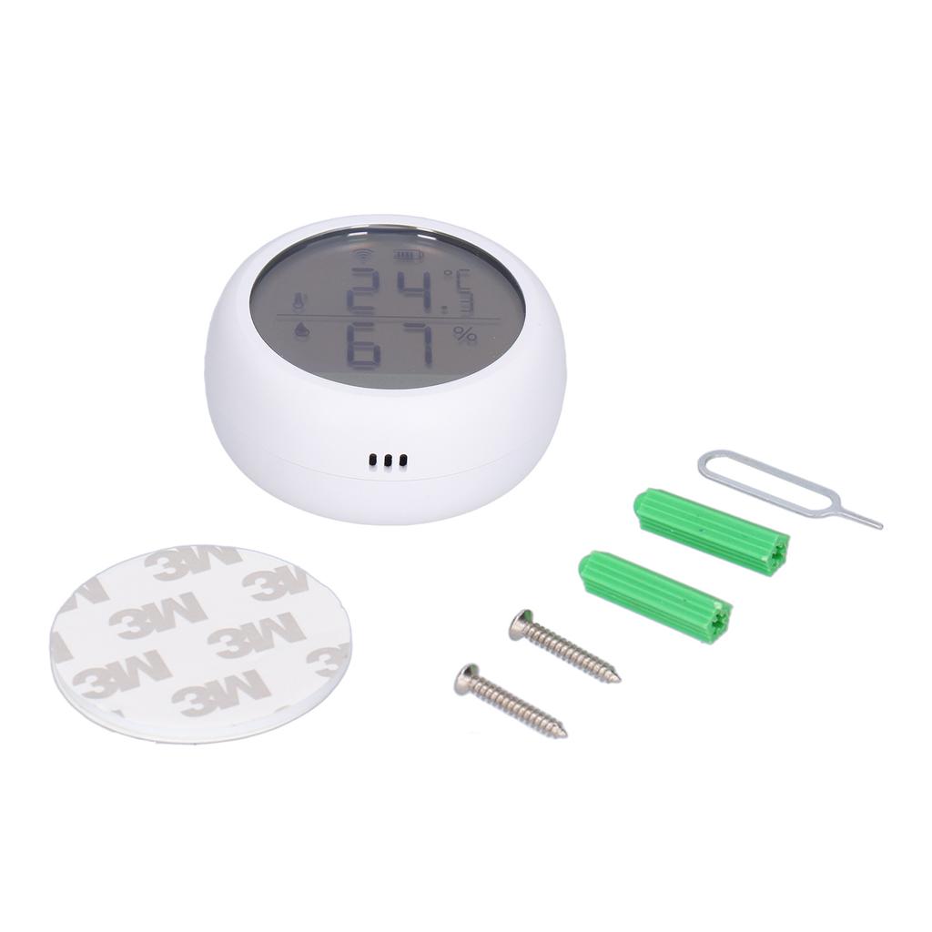 Smart Digital Air Quality Monitor Temperature Humidity Sensor Tester Mini Wall Mounted Air Quality