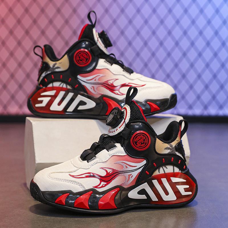 Tênis de Couro Respirável Estilo 2025 para Meninas - Basquete e Corrida