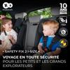 Siège-auto enfant kinderkraft safety fix2 i-size, 76–150 cm, 15 mois à 12 ans, isofix, appui-tête réglable, sécurité optimale, noir