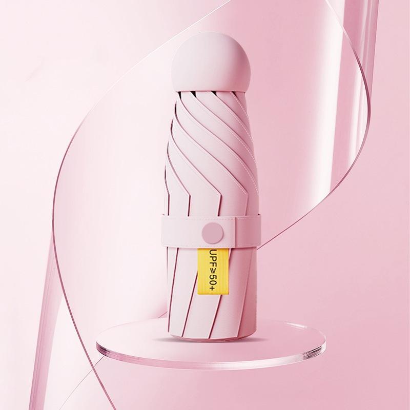 

Sun Umbrella Sunscreen Uv Protection Women S Parasol 50% Umbrella Weather And Rain Folding Capsule Umbrella Small And Portable