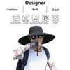 Men Large Brimmed Quick Drying Bucket Hats Fishermen Caps Outdoor Casual Cap Men Sunscreen Hat Outdoor Adventure Hat