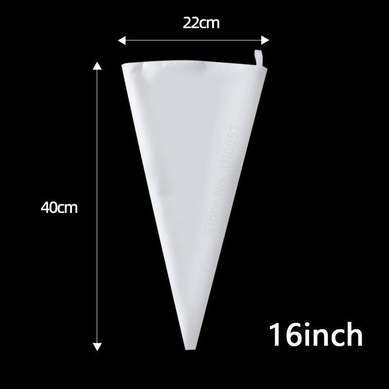 8/10/12/14/16/18inch Cotton Pastry Bag Reusable Icing Piping Bags Cake Fondant Decorating Pastry Tips Cream Cookie Kitchen Tools