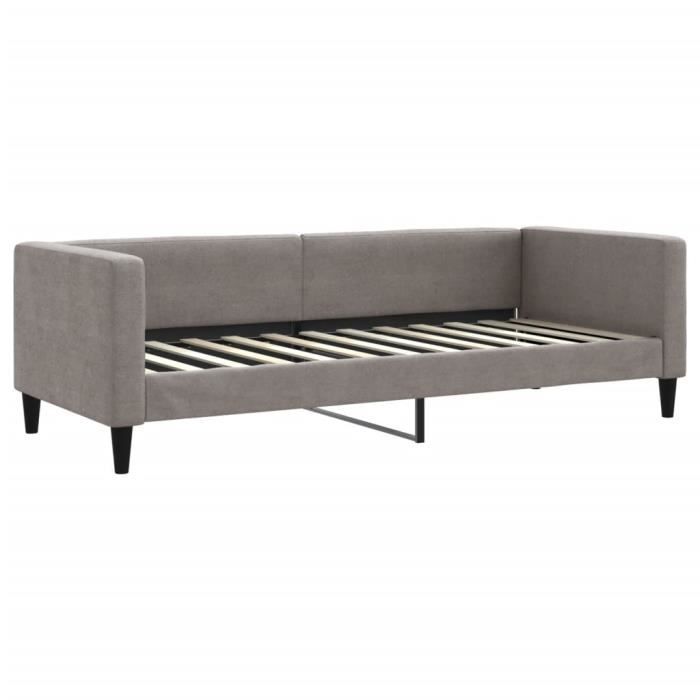 VidaXL Taupe Daybed 80x200 Cm Fabric 353981