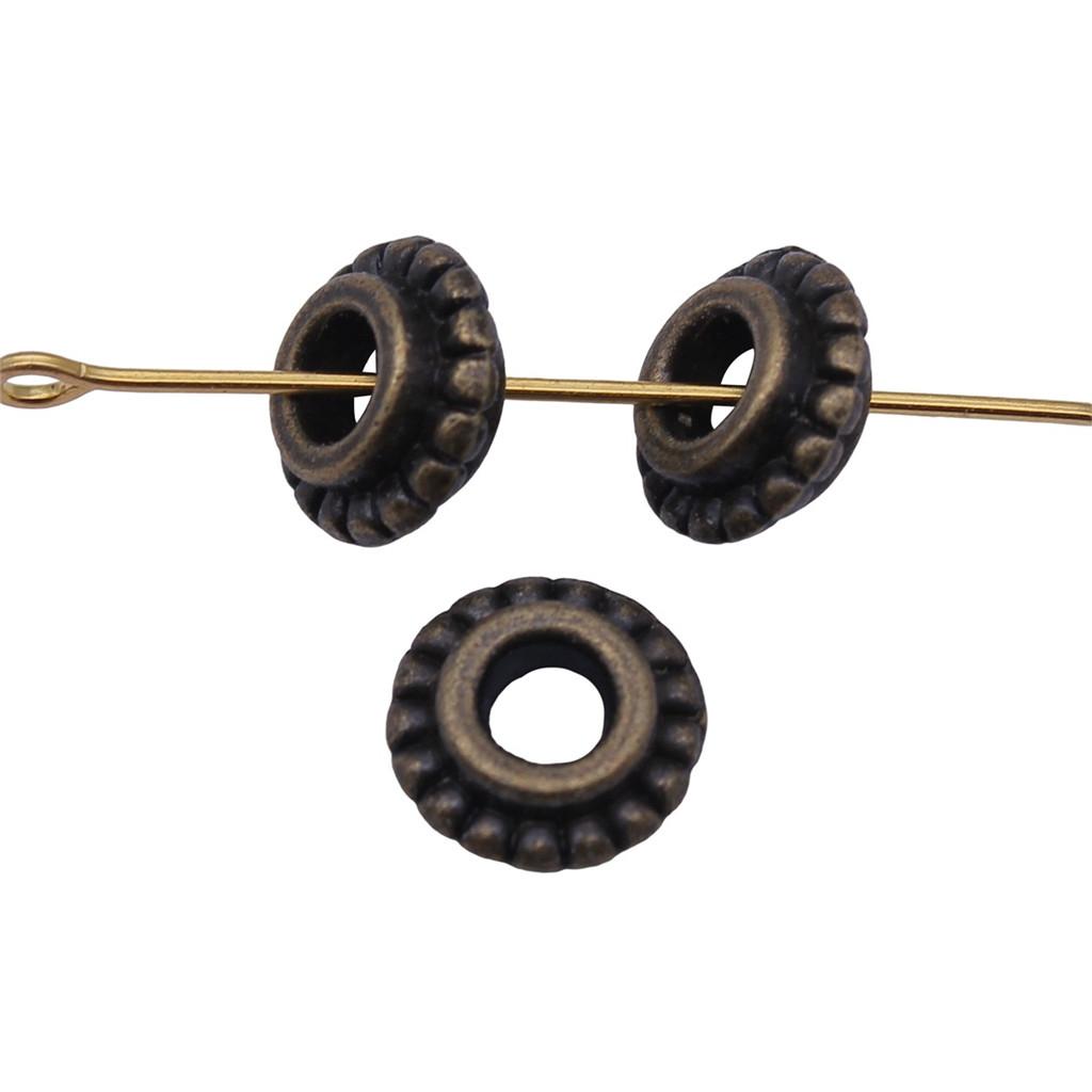 Accessories Parts Small Hole Spacer Bead Vintage Jewelry Supplies QA045