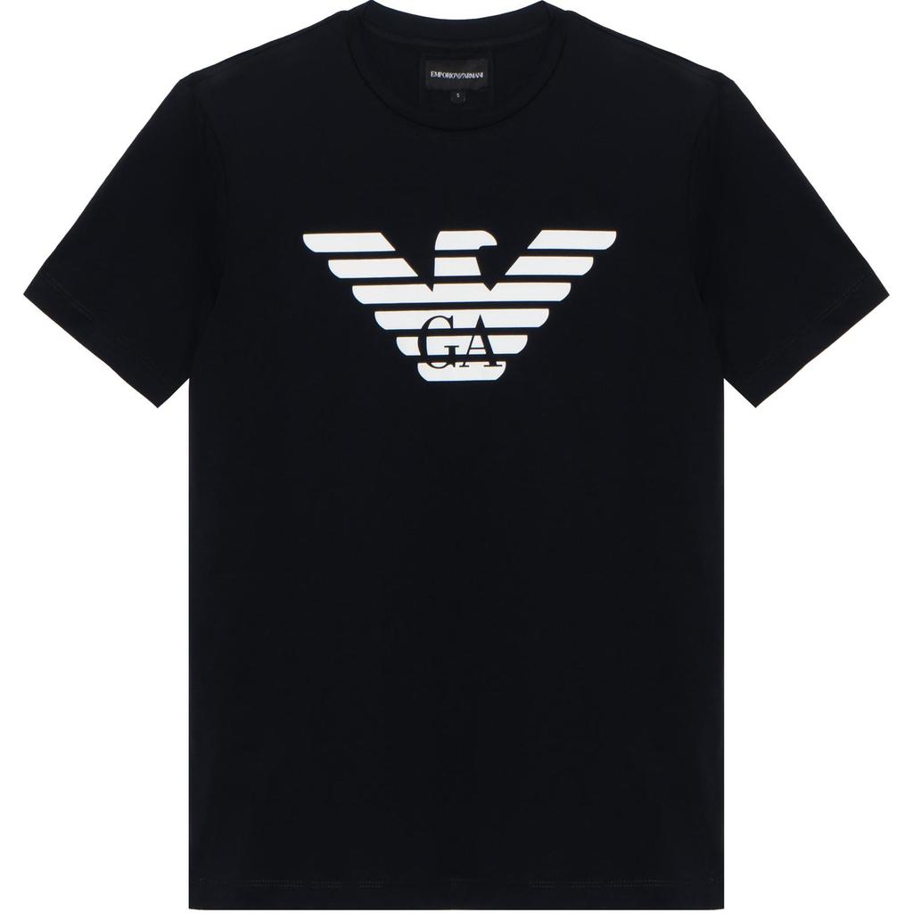 Emporio Armani Logo Printed Crewneck T Shirt 8N1TN5-1JPZZ-0975