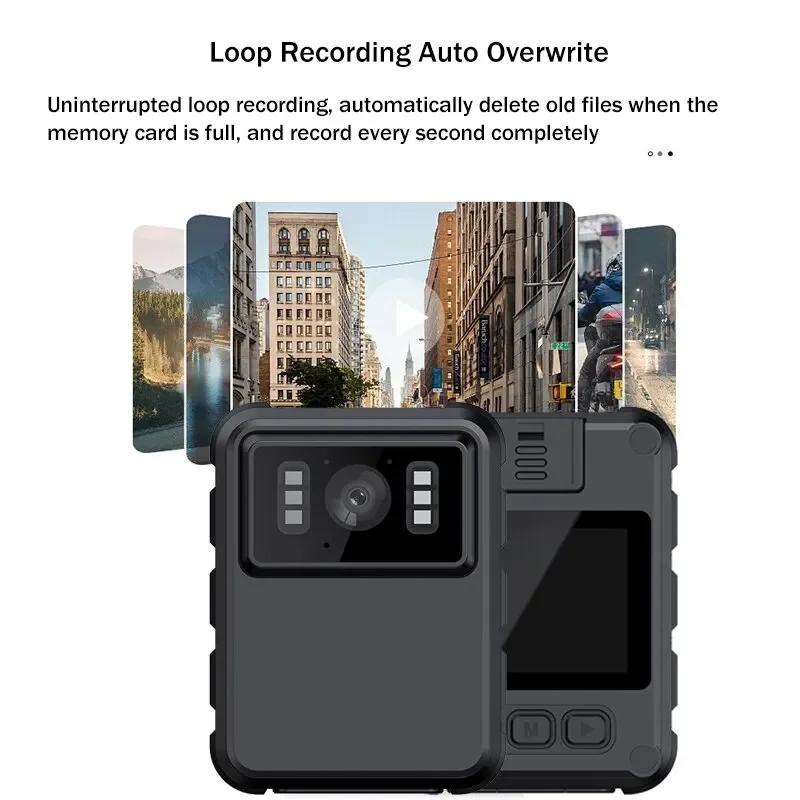 Police Body Camera WiFi HD DVR Video Security Cam IR Night Vision Mini Camcorders IP65 Waterproof Sports DV Camera