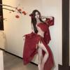 Ancient Style Noblewoman Embroidered Hanfu Lingerie Set