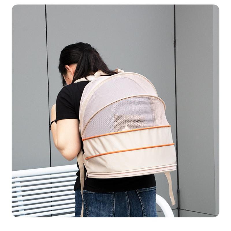 

Cat Bag Portable Cat Backpack, Expandable Large Capacity Pet Backpack one size