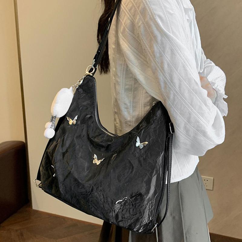 Large Capacity Bag For Women 2025  Summer  Butterfly Decoration Tote Backpack Shoulder Crossbody Bag