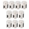 10Pcs Wire Rope Trellises Cross Clip Stainless Steel Cable Railing Rope Clamp for Wall Trellises System