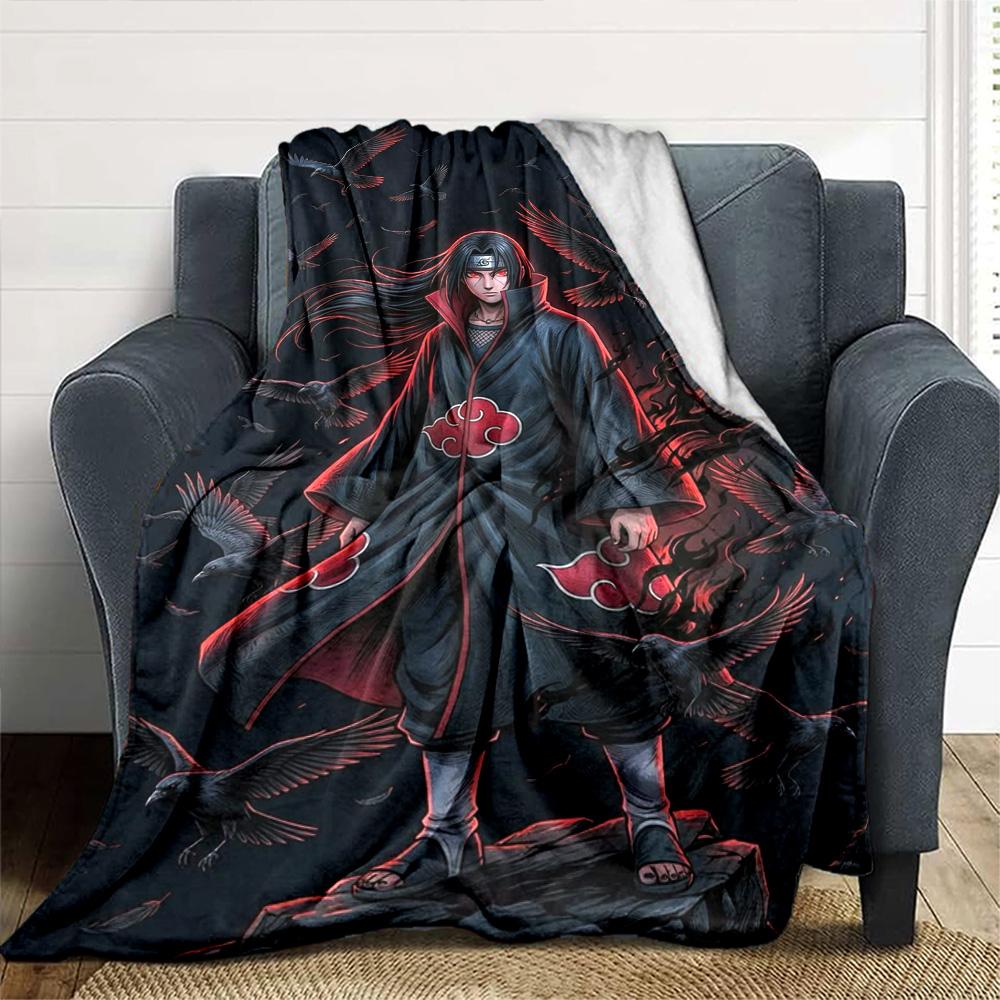 Naruto Blanket Comfortable Great for Sofa Bed Livingroom Four Seasons Universal Modern Gifts For Family Or Friends