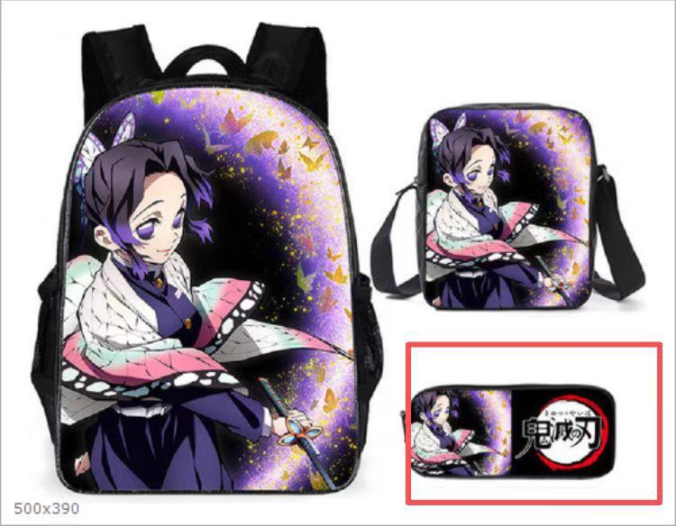 New Cartoon Super Moon Blade Three Piece Backpack Set for Primary and Secondary School Students