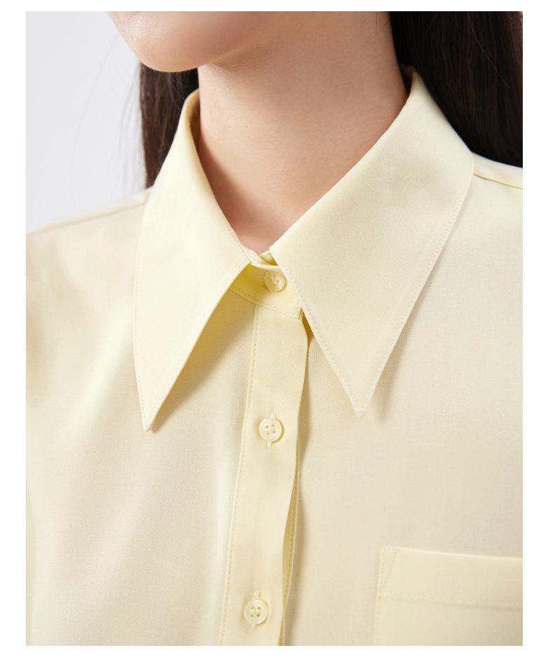 Rongtai Women's Lightweight Non-Iron Cloud-Like Shirt – Spring 2026 Versatile Commuter Top